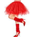 Red Tutu With Inner Pocket For Led Lights