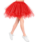 Red Tutu With Inner Pocket For Led Lights
