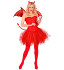 Red Tutu With Inner Pocket For Led Lights