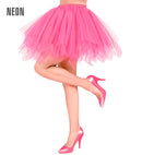 Neon Pink Tutu With Inner Pocket For Led Lights