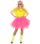 Neon Pink Tutu With Inner Pocket For Led Lights