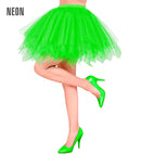 Neon Green Tutu With Inner Pocket For Led Lights