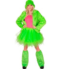Neon Green Tutu With Inner Pocket For Led Lights