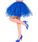 Blue Tutu With Inner Pocket For Led Lights