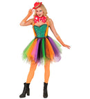 Black-Purple-Green-Orange Tutu With Inner Pocket For Led Lights
