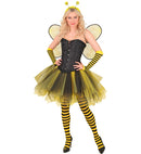Yellow-Black Tutu With Inner Pocket For Led Lights