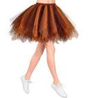 Dark Brown - Light Brown Tutu With Inner Pocket For Led Lights