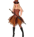 Dark Brown - Light Brown Tutu With Inner Pocket For Led Lights