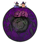 Witch Hat With Flowers & Feathers 