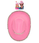 Pink Party Cowgirl Hat With Tiara