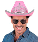 Pink Party Cowgirl Hat With Tiara