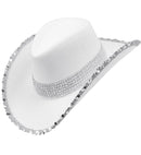 White Party Cowgirl Hat
