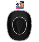 Black Party Cowgirl Hat