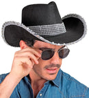 Black Party Cowgirl Hat