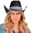 Black Party Cowgirl Hat