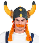 Viking Helmet With Plaits
