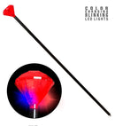 Blinking Light Ruby Cane 88 Cm - Activated By Shaking