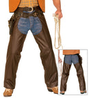 Leather Look Cowboy Chaps