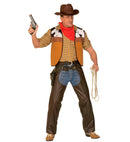 Leather Look Cowboy Chaps