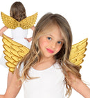 Gold Fabric Wings 43X22 Cm