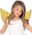 Gold Fabric Wings 43X22 Cm