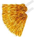 Set Of 2 Gold Pom Poms