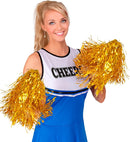 Set Of 2 Gold Pom Poms