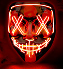 Red Led Scary Mask