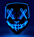 Blue Led Scary Mask