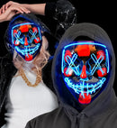 Blue Led Scary Mask