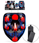 Blue Led Scary Mask
