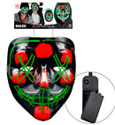 Green Led Scary Mask