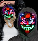 Colored Led Scary Mask