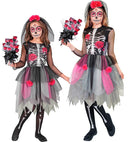 Roses Skeleton  Dress, Headpiece  
