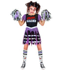Zombie Cheerleader  Dress, Socks, Pom Poms  
