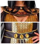 Egyptian Queen  Dress, Collar With Cape, Belt 