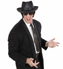 Satin Black Slim Tie