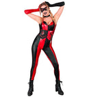 Evil Harlequin  Jumpsuit, Choker, Eyemask, Fingerless Gloves, Knife 