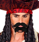 Pirate Moustache & Beaded Goatee
