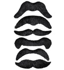 Set Of 6 Pirate Moustaches