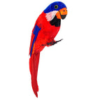 Red Feathered Parrot 40 Cm