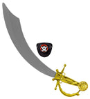 Pirate Saber With Eye-Patch 47 Cm