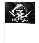 Pirate Flag With Stick 43X30 Cm