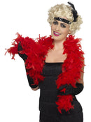Feather Boa Red 50g 150cm Adult Costume Accessory 1