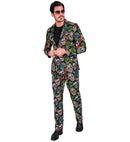 Dia De Los Muertos Party Fashion Suit  Jacket, Pants 