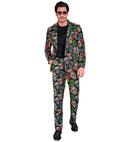 Dia De Los Muertos Party Fashion Suit  Jacket, Pants 