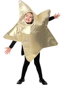 Christmas Star Costume Kids Gold Tabbard 4