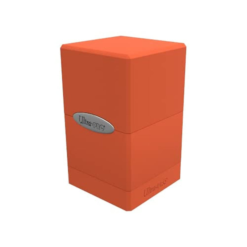 Ultra Pro E-15732 Satin Tower Deck Box-Pumpkin Orange