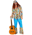 Hippie Man Velvet  Shirt, Pants, Headband 