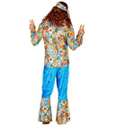 Hippie Man Velvet  Shirt, Pants, Headband 